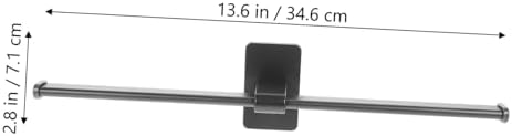 Alipis Space-Saving Wall Mounted Towel Rack No Drilling
