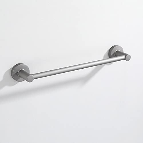 BOCbco 30Cm Grey Towel Rail Wall Mounted