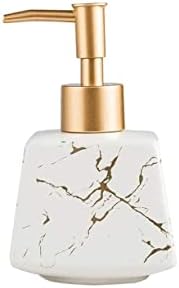 NTIYOU Countertop Soap Dispenser Ceramic 260ML White