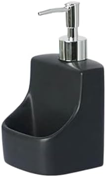 Liquid Ceramic Dish Soap Dispenser with Sponge Holder 137oz