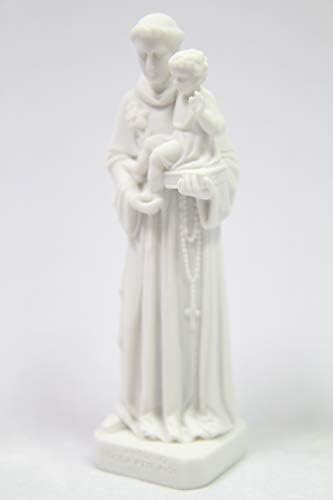 Saint Anthony De Padua 6 White Statue Vittoria Collection
