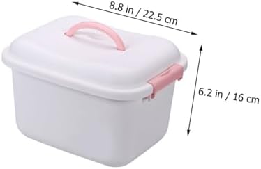 Outanaya 1Pc Medicine Cabinet Storage Box for Medication and Emergency Supplies