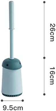 Toilet Brush with Handle and Base for Easy Cleaning