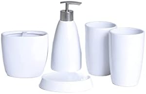OXOAMP 4-Piece Soap Dispenser Set White 1