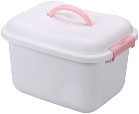 HOUDERCO Medicine Cabinet with Handle for Home and Travel 1