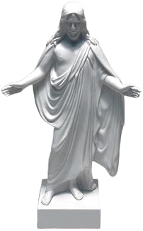 One Moment In Time Christus Statue White Cultured Marble Handmade