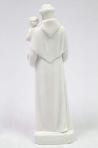 Saint Anthony De Padua 6 White Statue Vittoria Collection