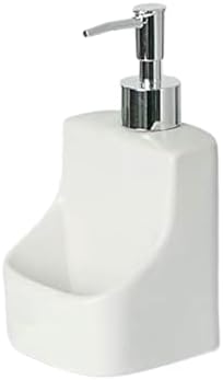 Liquid Ceramic Dish Soap Dispenser with Sponge Holder