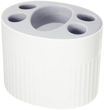 VOCOSTE White Toothbrush Holder Organizer