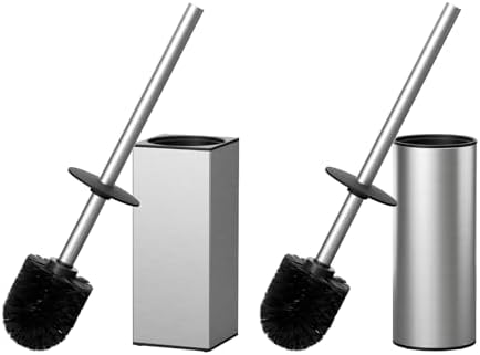 FORIOUS Toilet Brush and Holder Set 2 Packs 1