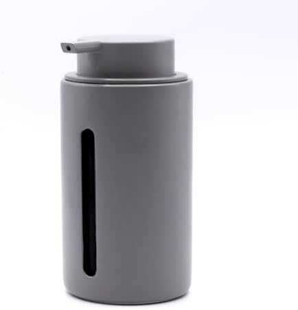 Gray Soap or Lotion Dispenser with Display Window