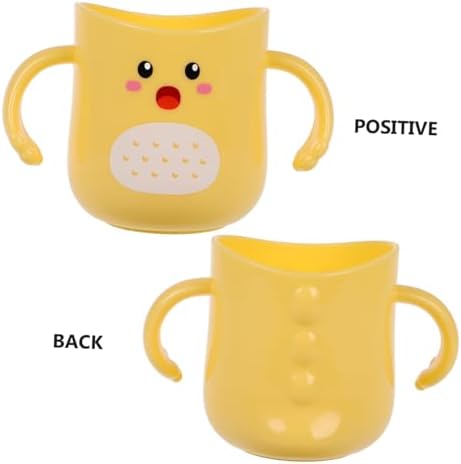 Hoement Durable Cartoon Toothbrush Holder Mug 1