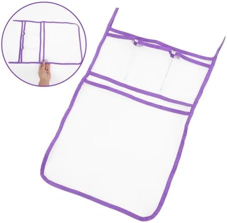 BRIGHTFUFU Bathroom Corner Organizer Mesh Pouch