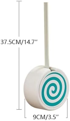 Toilet Brush Holder with Donut Design Yellow