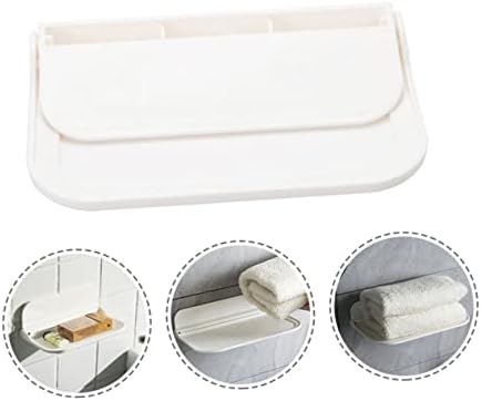 ABOOFAN Wall Mount Towel Holder Foldable Storage Rack