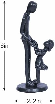 Father Daughter Statue - Heartwarming Love Sculpture