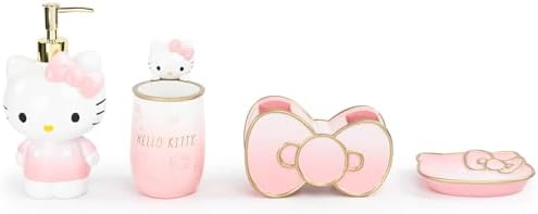 Jay Franco Hello Kitty Organizer Set - 4 Piece Pink Accessories