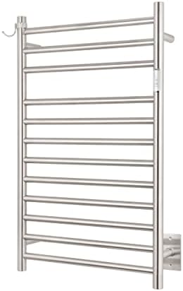 NORTTA Wall Mounted Towel Warmer 12 Bars with Plug-in and Hardwired Options