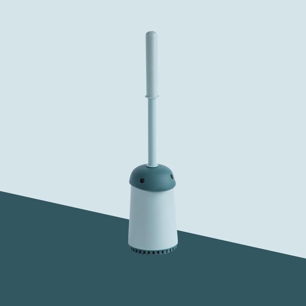 Soft Hair Toilet Brush with Base and Holder