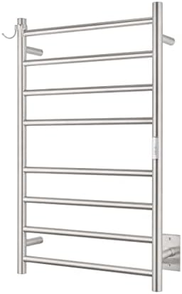 NORTTA Wall Mounted Towel Warmer 8 Bars 21 x 34