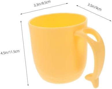 2pcs Dolphin Tail Toothbrush Mugs for Bathroom Storage