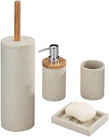 Wenko Vico Toothbrush Tumbler in Beige