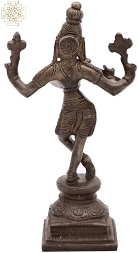 Brass Krishna Cosmic Form Statue Pooja Decoration