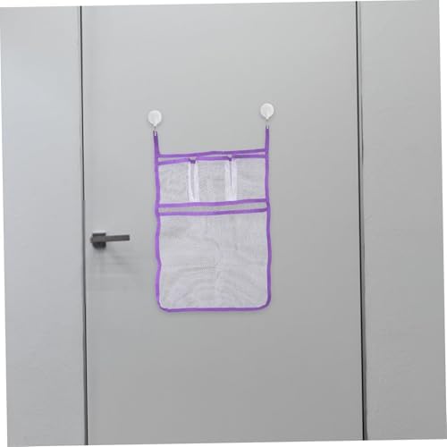 BRIGHTFUFU Bathroom Corner Organizer Mesh Pouch
