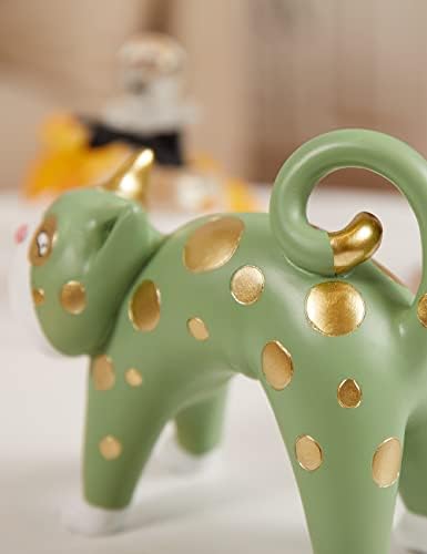 SEINHIJO Cat Figurine Sculpture Polyresin Statue Decor