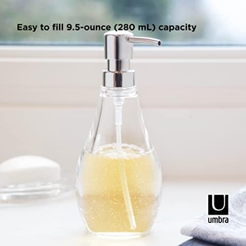 Umbra Droplet Clear Lotion Dispenser