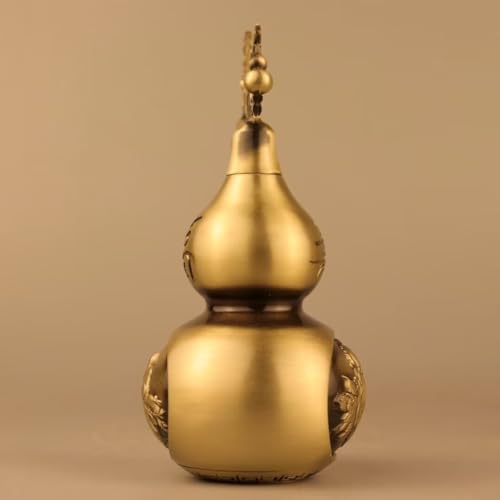 Julrybox Brass Gourd Feng Shui Charm Sculpture