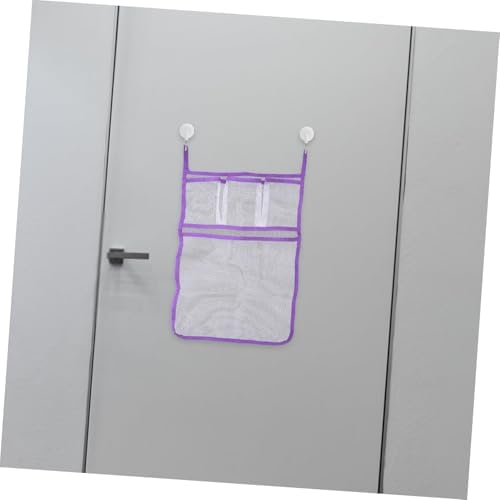 Hoement Bathroom Travel Organizer Hanging Pockets Mesh Storage Bag