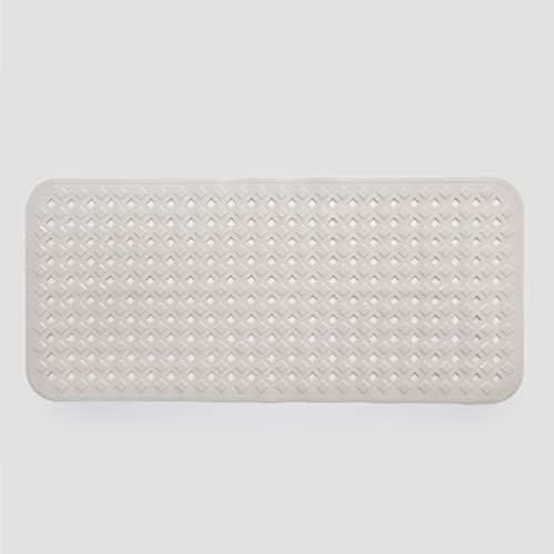 Cladore Extra Large Non-Slip Bath Mat 35L x 16W Inch Beige