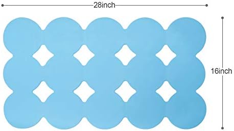 Webos Non Slip Bathtub Mat with Strong Suction Cups