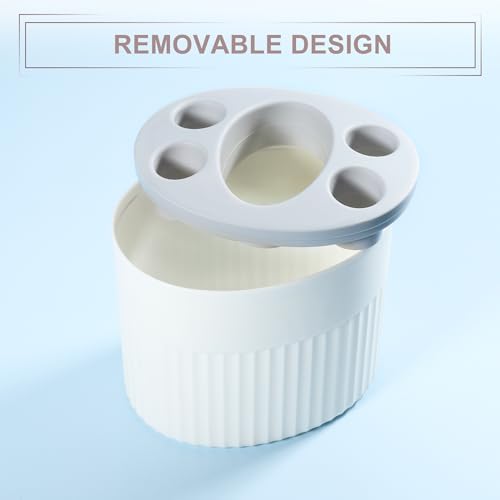 VOCOSTE White Toothbrush Holder Organizer