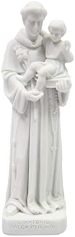 Saint Anthony De Padua 6 White Statue Vittoria Collection