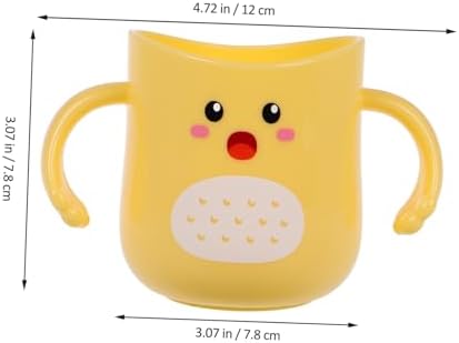 Hoement Durable Cartoon Toothbrush Holder Mug 1