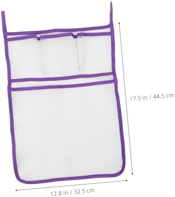 BRIGHTFUFU Bathroom Corner Organizer Mesh Pouch
