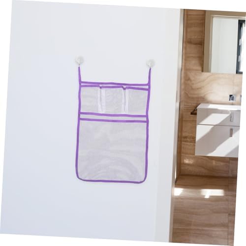 Mobestech Hanging Shower Organizer Mesh Bag for Bath Supplies