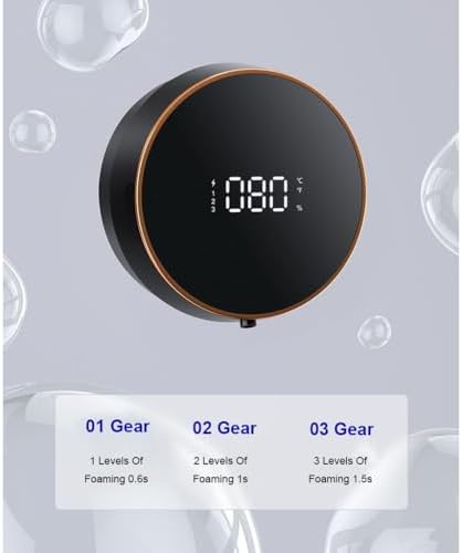 USB Rechargeable Touchless Foaming Soap Dispenser Wall Mount 300ml