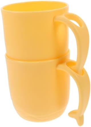 Cabilock 2pcs Dolphin Tail Toothbrush Cups 1