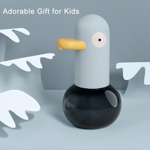 Cute Pigeon Foaming Soap Dispenser - USB Rechargeable Hand-Free Kids Bathroom Kitchen Office