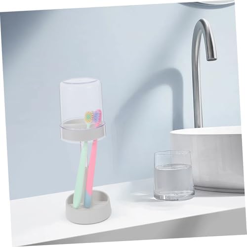 SWOOMEY Toothbrush Holder with Lid and Cup