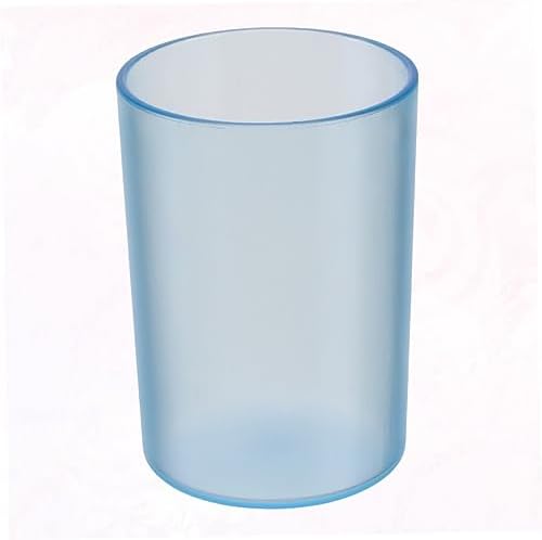 Fondotin Transparent Toothbrush Cups for Adults and Kids