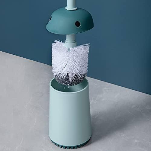Toilet Brush with Handle and Base for Easy Cleaning
