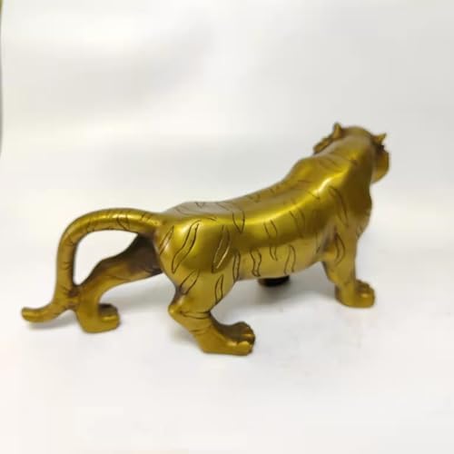 Julrybox Brass Tiger Zodiac Figurine Decor