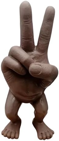 Scissor Hand Figure Statue 3D Resin Home Decor