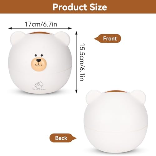 Cute Cartoon Bear Tissue Holder for Kids Room Decor