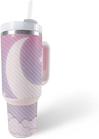 MightySkins Carbon Fiber Skin for Stanley The Quencher H20 30 Oz Tumbler