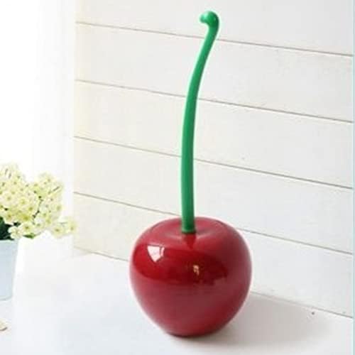 PerGar Toilet Brush Set with Holder Cherry Style